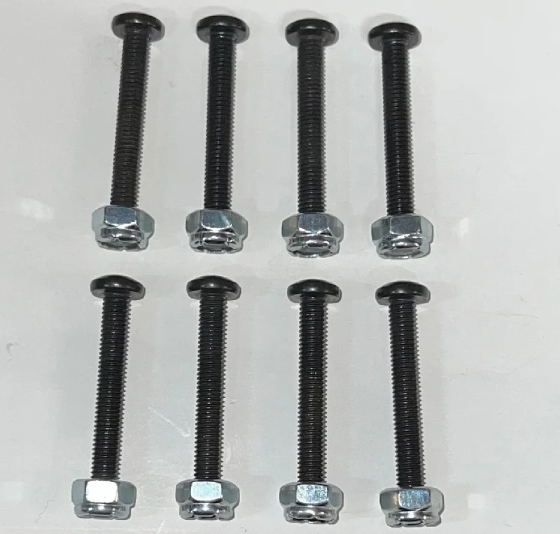 1.5” Pan Head Hardware FibreFlex Skateboard Bolts BLACK