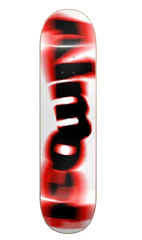 Almost Spin Blur Logo Red Deck Red 7.75