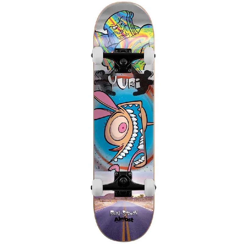 Almost Yuri Ren & Stimpy Road Trip Complete Skateboard Multi 8.375"