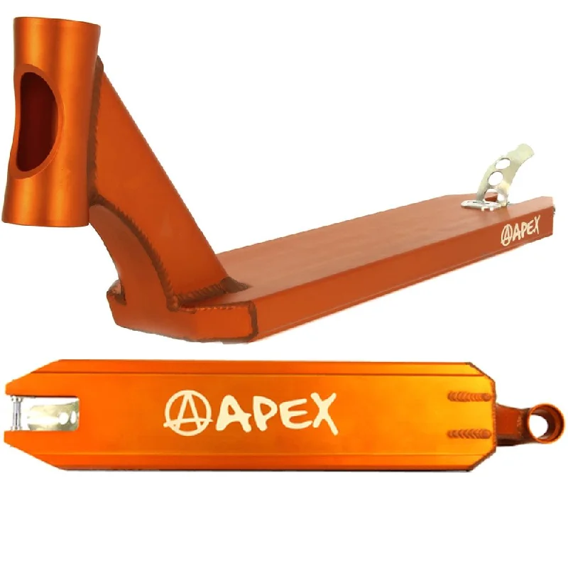 Apex Pro Orange Stunt Scooter Deck - 4.5" x 19.3"