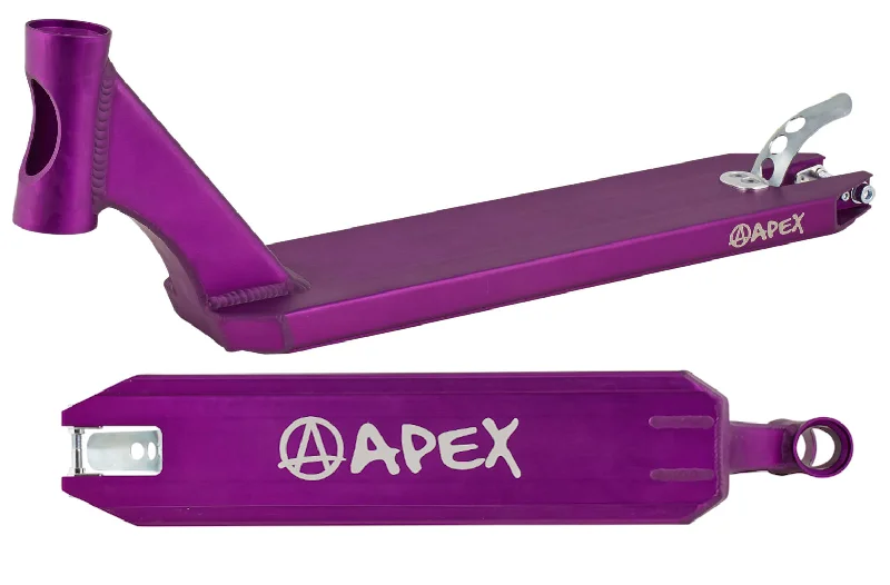 Apex Pro Purple Stunt Scooter Deck - 4.5" x 19.3"