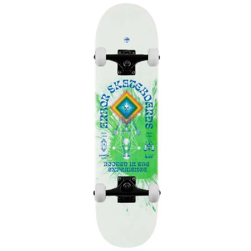 Arbor Complete Skateboard Whiskey 8.0 Experience White 8"