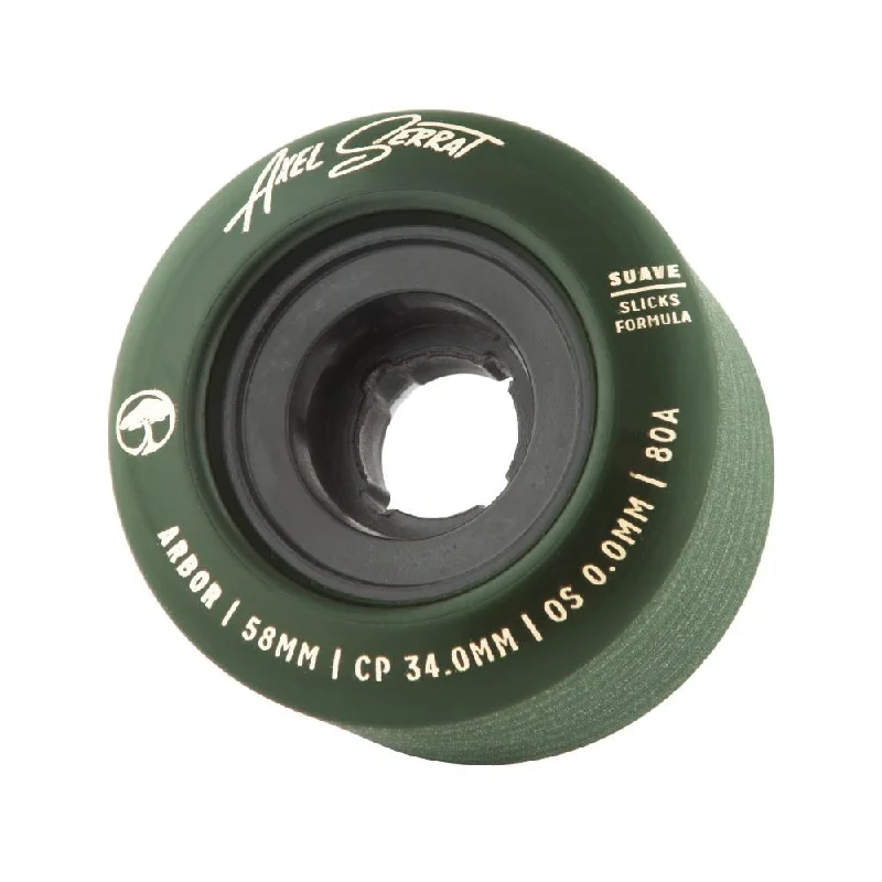 Arbor Signature Skateboard Wheels Suave Axel Serrat 80a - Dark Green