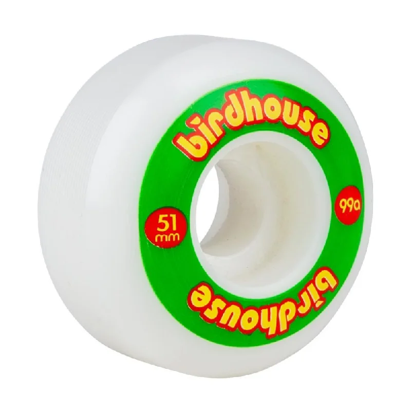 Birdhouse Skateboard Wheels Logo 99a (PK 4) - Rasta