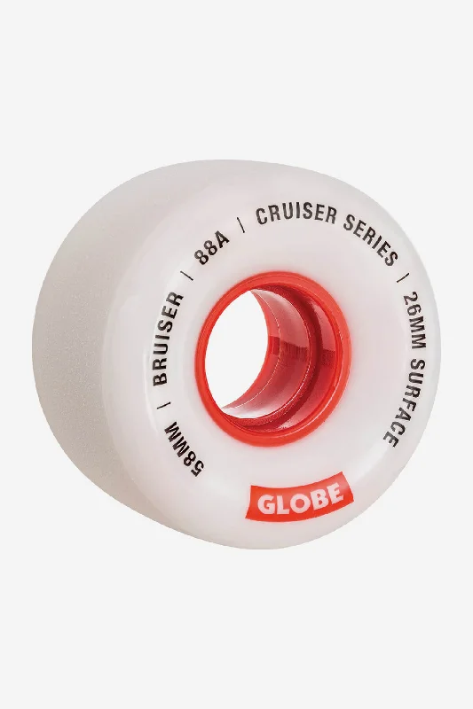 Bruiser Cruiser - White/Red - Skateboard Wheel 58mm