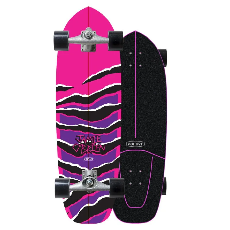 Carver JOB Pink Tiger Surfskate Cruiser Skateboard CX - 10.25" x 33.5" WB 17.5"