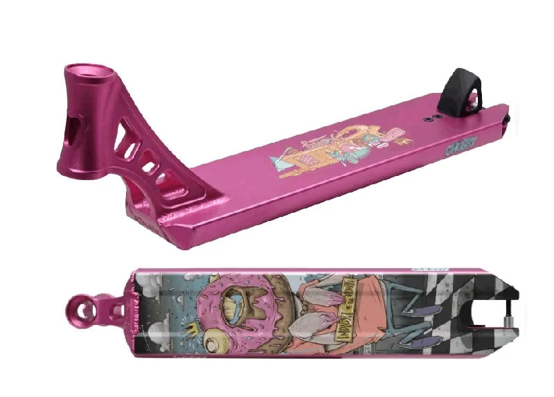 Chubby Loco Doughnut King Pink Stunt Scooter Deck - 4.5" x 19.5"