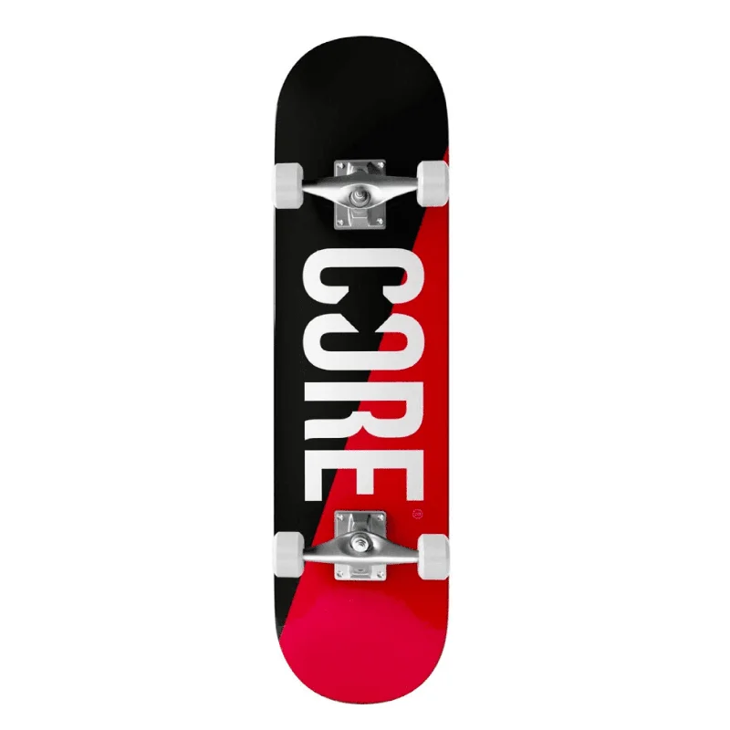 CORE C2 Split Complete Skateboard Red/Black, 7.75"