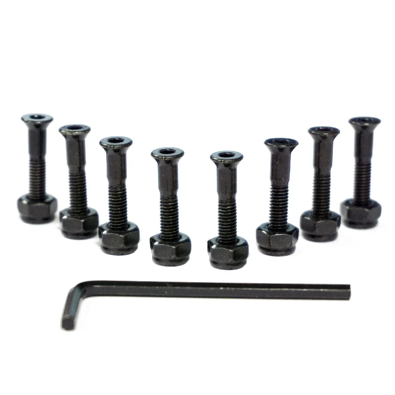 CORE Skateboarding Truck Mounting Hardware Bolts 1" - Black