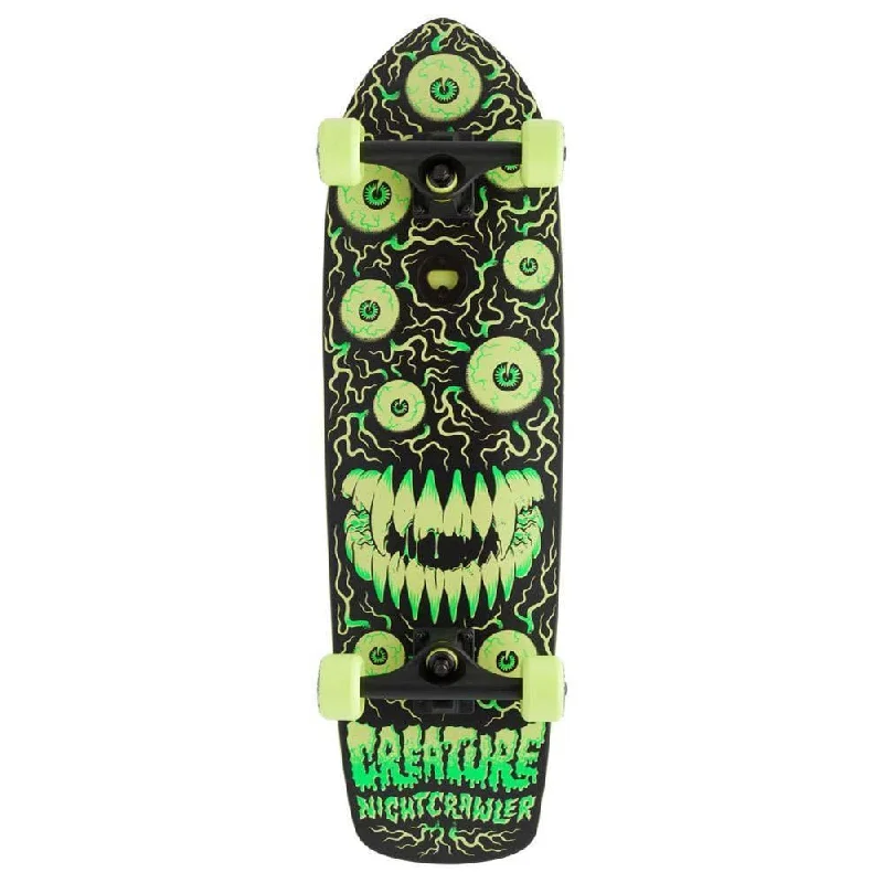 Creature Factory Cruzer Skateboard Night Crawler Multi 8.6"