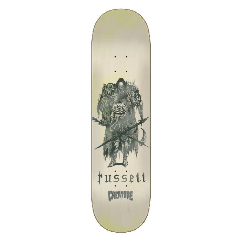 Creature Pro VX Skateboard Deck Russell Reaper Off White/Grey 8.25"