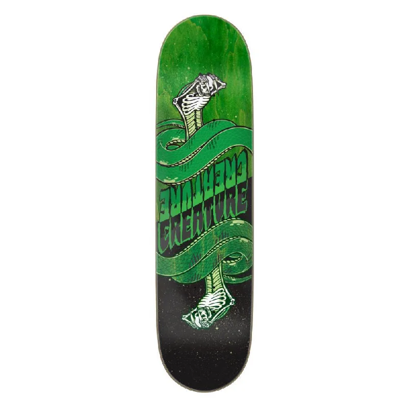 Creature Skateboard Deck Fiend Twins Black/Green 8.2"