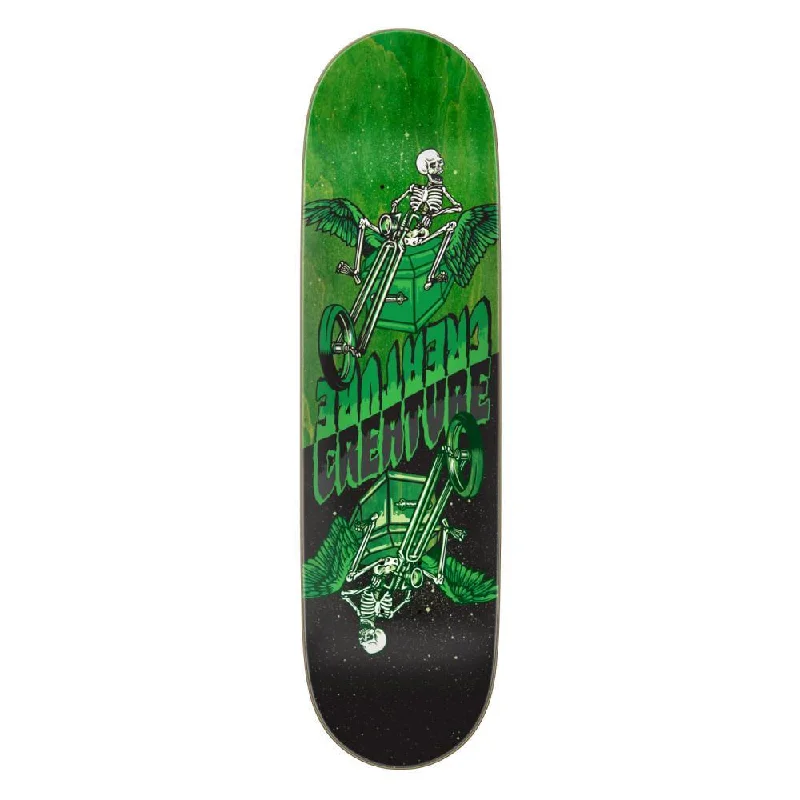 Creature Skateboard Deck Fiend Twins Black/Green 8.6"