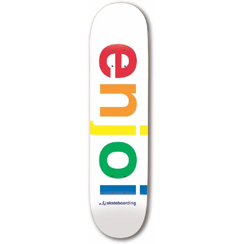 Enjoi Spectrum R7 Skateboard Deck - 9.0" White