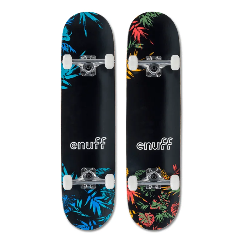 Enuff Floral Complete Skateboard, 7.75"