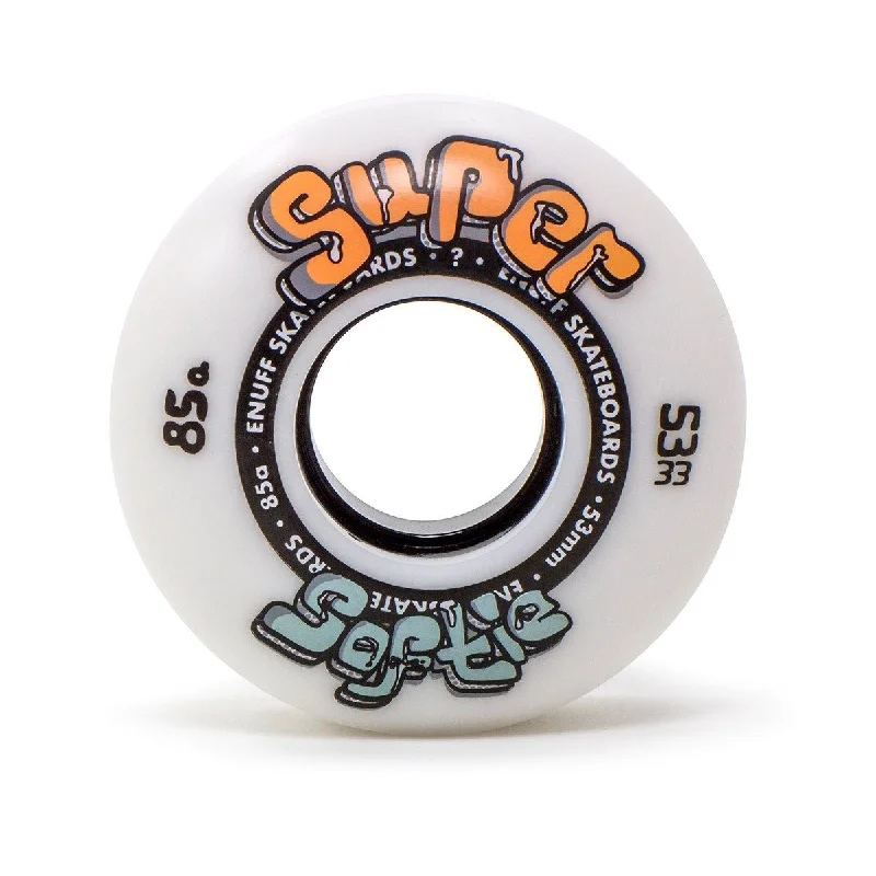 Enuff Skateboards Super Softie Park Street Filmer Skateboard wheels 85a - White