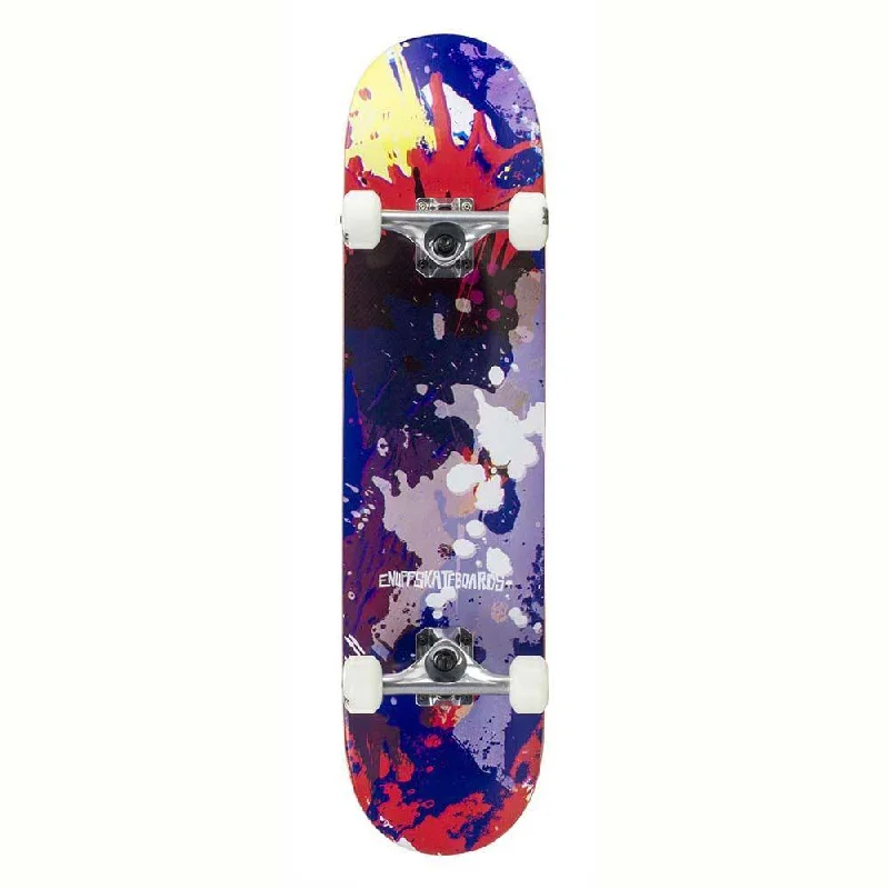 Enuff Splat Factory Complete Skateboard Red Blue 7.75"