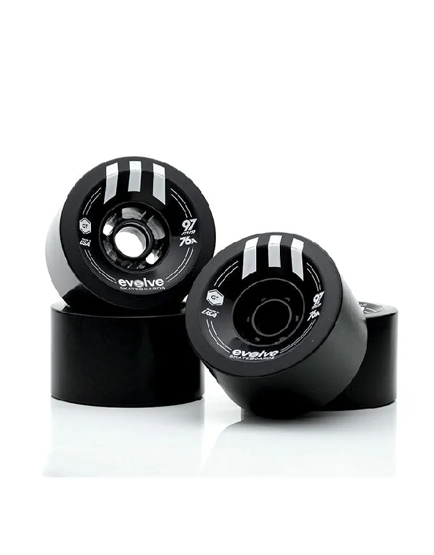 Evolve GTR 97mm/76a Wheels | Black