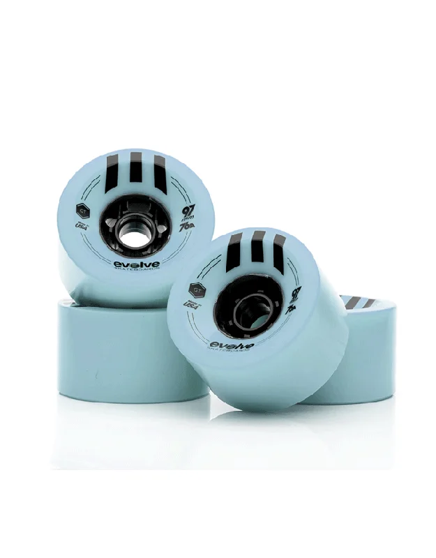 Evolve GTR 97mm/76a Wheels | Light Blue