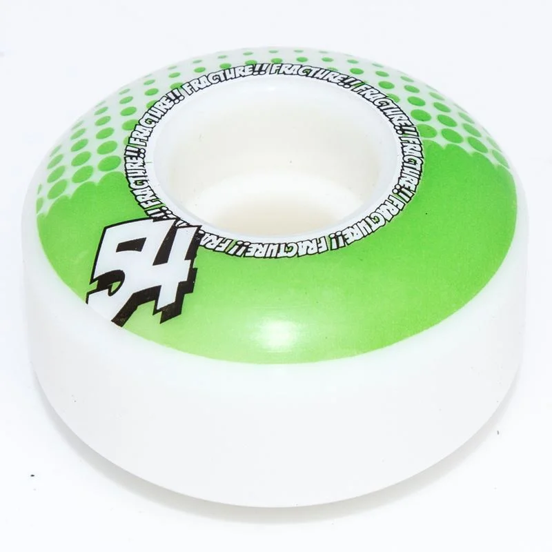 Fracture Drops Green Skateboard Wheels