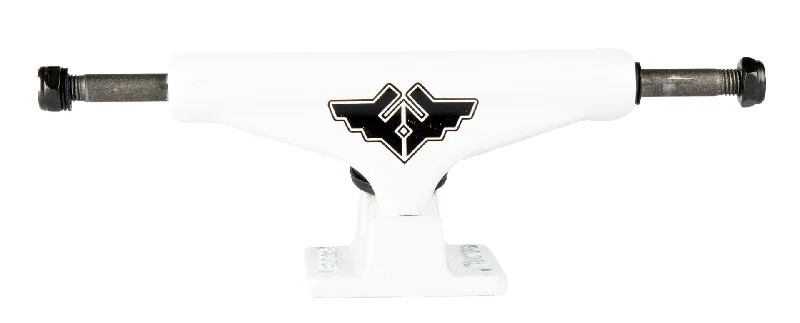 Fracture Wings V2 White Skateboard Trucks (Pair) - 127mm