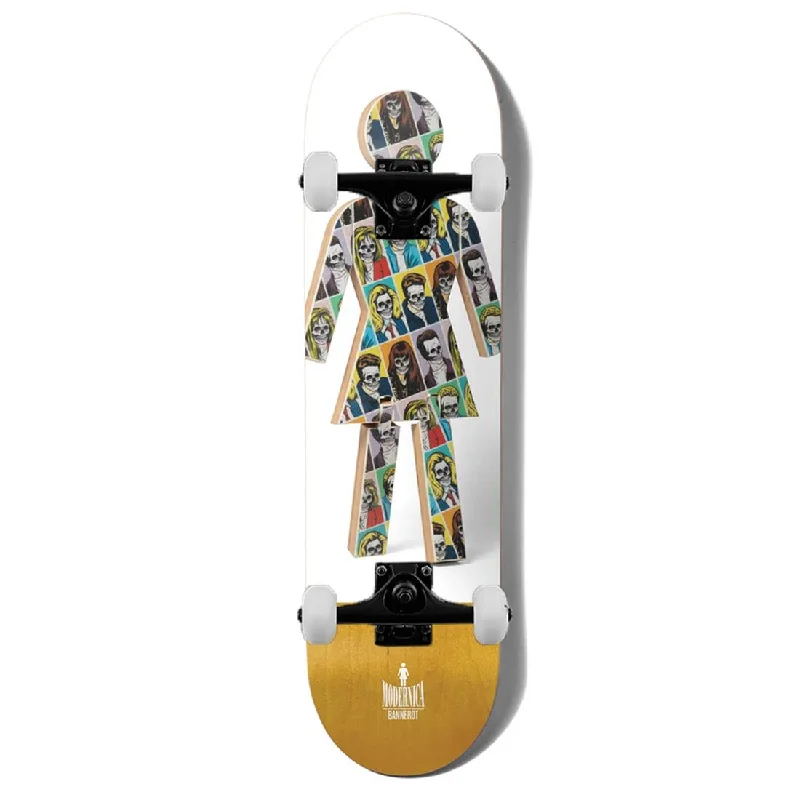 Girl Skateboards Bannerot Modernica OG Complete Skateboard Gold White 8.25"