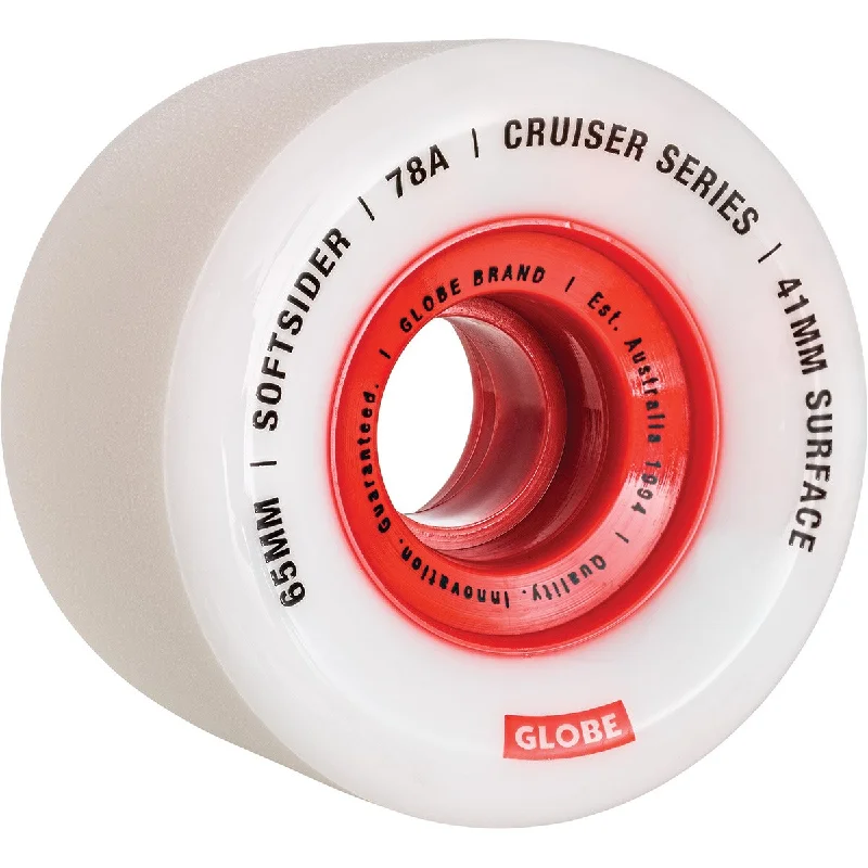 Softsider Cruiser Wheel White Red