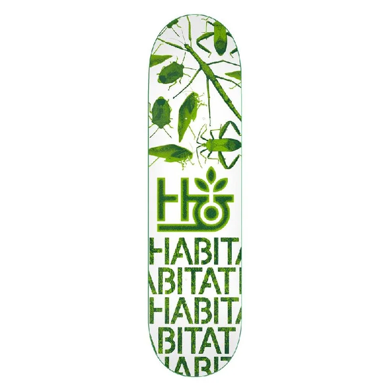 Habitat Insecta Green  Skateboard Deck - 7.75"