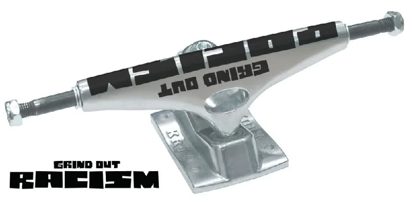 Krux Skateboard Trucks K5 Grind Out Racism DLK Std Silver - 7.6"