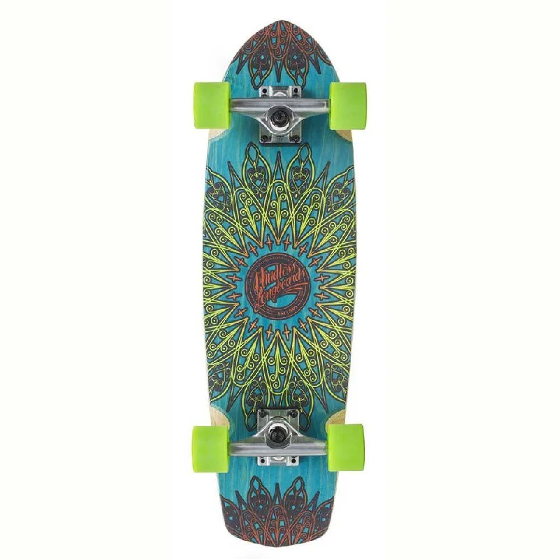 Mindless Skateboards Mandala Factory Complete Cruiser Blue 28"