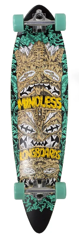 Mindless Tribal Rogue IV Teal Green Complete Longboard - 38" x 9.75"