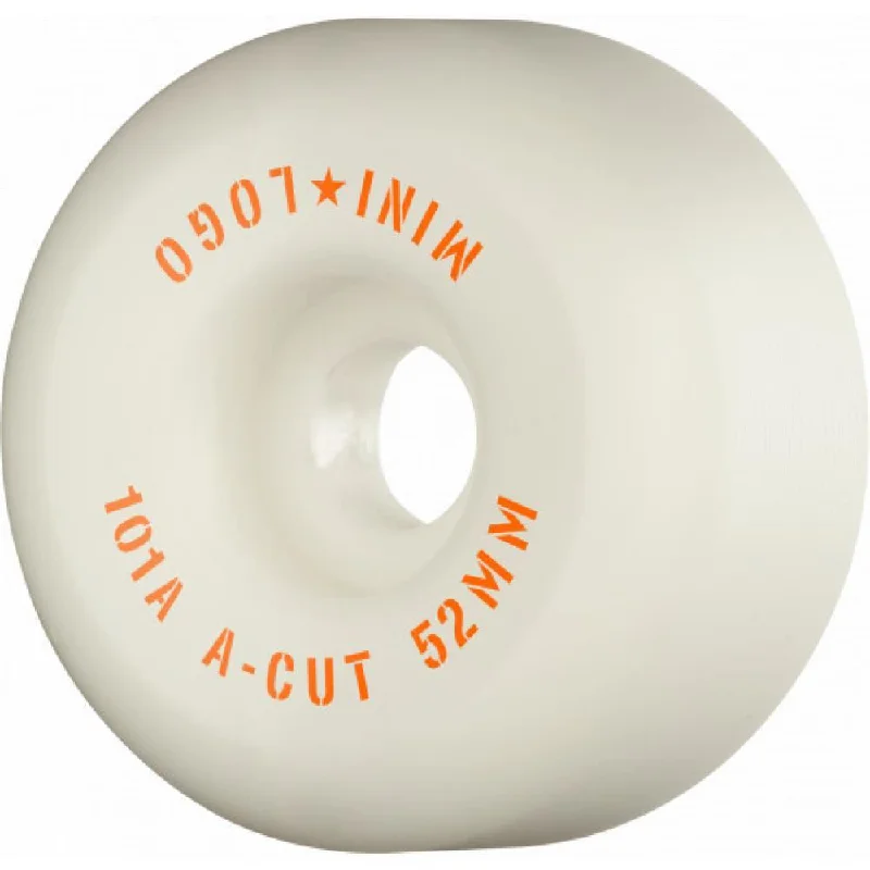 Mini Logo Skateboard Wheels A - Cut 2 101a - White