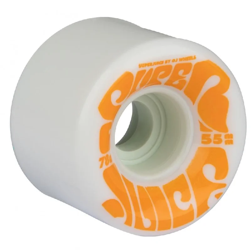 OJ Soft Skateboard Wheels Mini Super Juice 78a - White