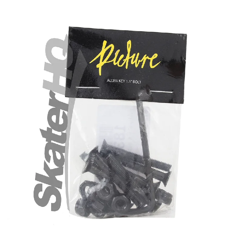 Picture 1.5 Allen Bolts - Black