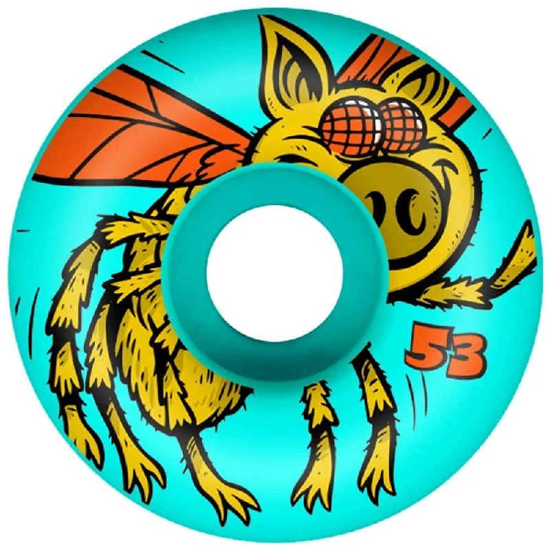 Pig Big Fly Proline Skateboard Wheels 101a Blue 53mm