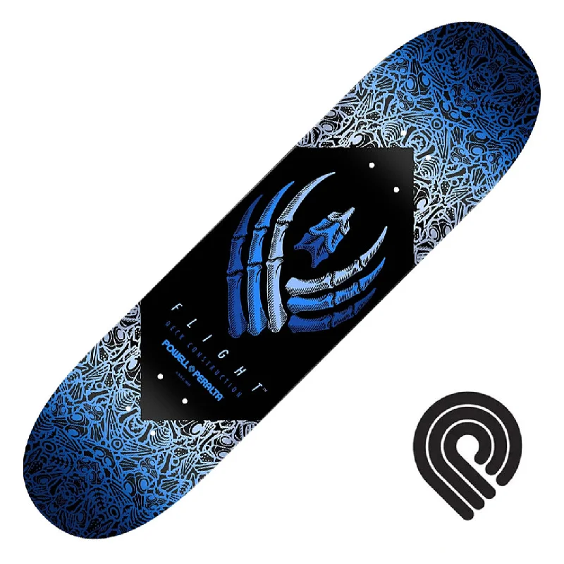 Powell Peralta Flight Bones 9.0 Deck - Blue