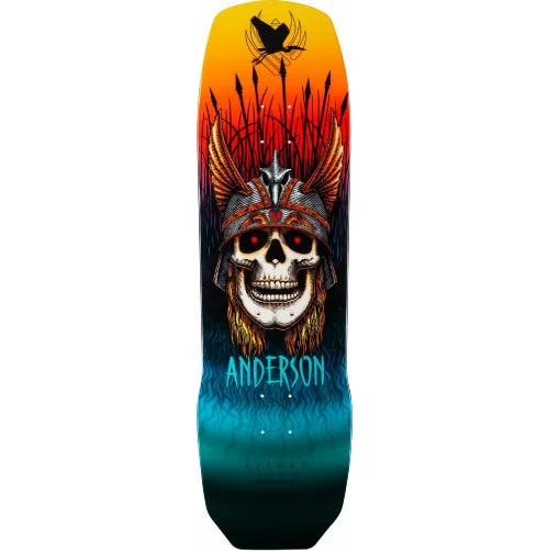 Powell Peralta Andy Anderson Heron Skull Flight Skateboard Deck 9.13"