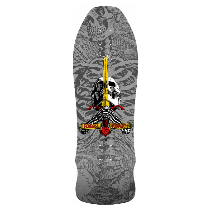 POWELL PERALTA RAY RODRIGUEZ SKULL & SWORD 9.75 GEEGAH SKATEBOARD DECK