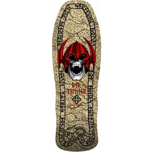 Powell Peralta Per Welinder Nordic Skull Natural Reissue Skateboard Deck 9.625"