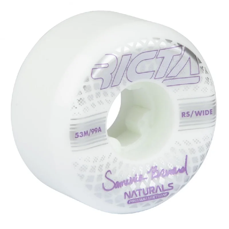 Ricta Skateboard Wheels Brevard Refl Naturals Wide 99a - White