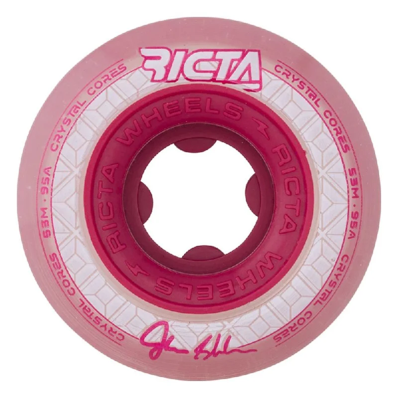 Ricta Skateboard Wheels Crystal Cores 95a - Red