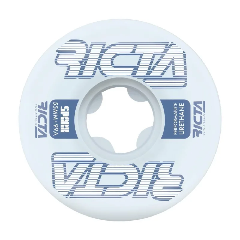 Ricta Wheels Framework Sparx Skateboard Wheels 99a White 55mm