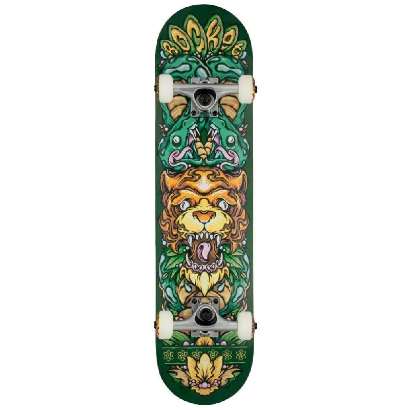 Rocket Skateboards Wild Pile-up Factory Complete Skateboard Green 7.5"