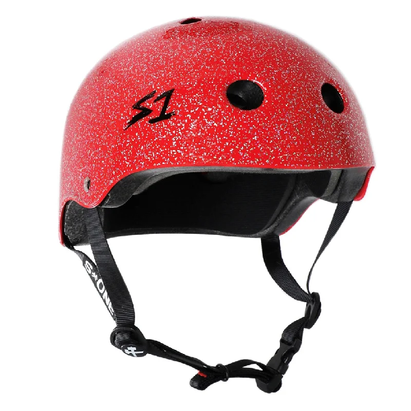 S-One Lifer Helmet - Red Glitter