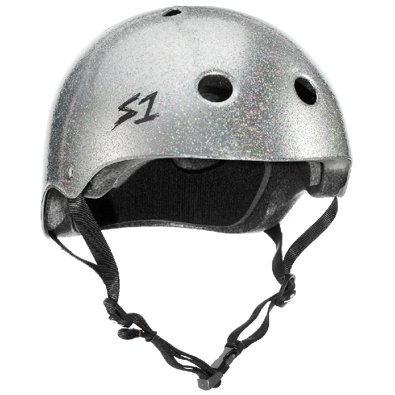 S-One Mega Lifer Helmet - Silver Glitter