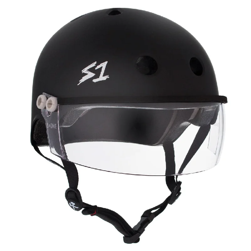 S-One Visor Lifer Helmet - Black Matte