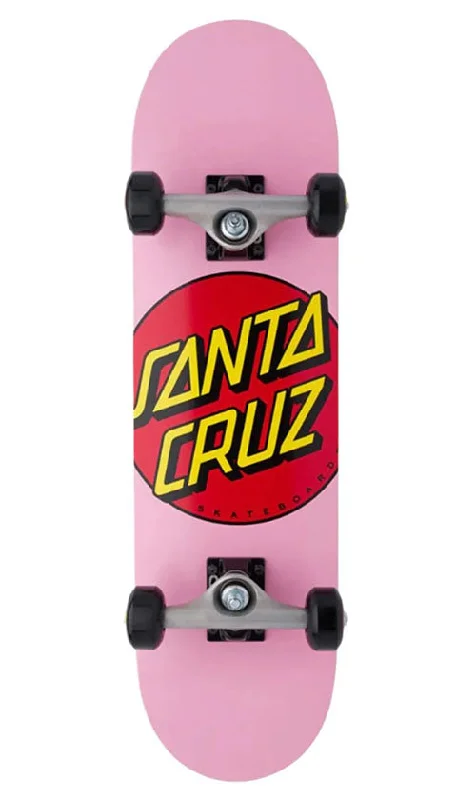 Santa Cruz Classic Dot Micro Pink Skateboard 7.5in