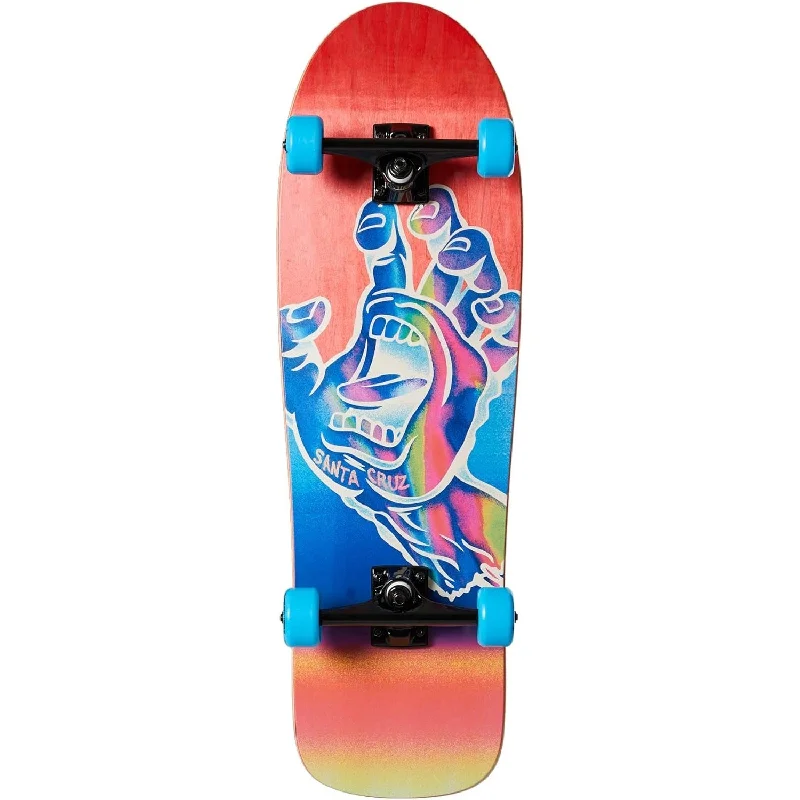 Santa Cruz Iridescent Hand Cruiser Skateboard Complete - 9.7"