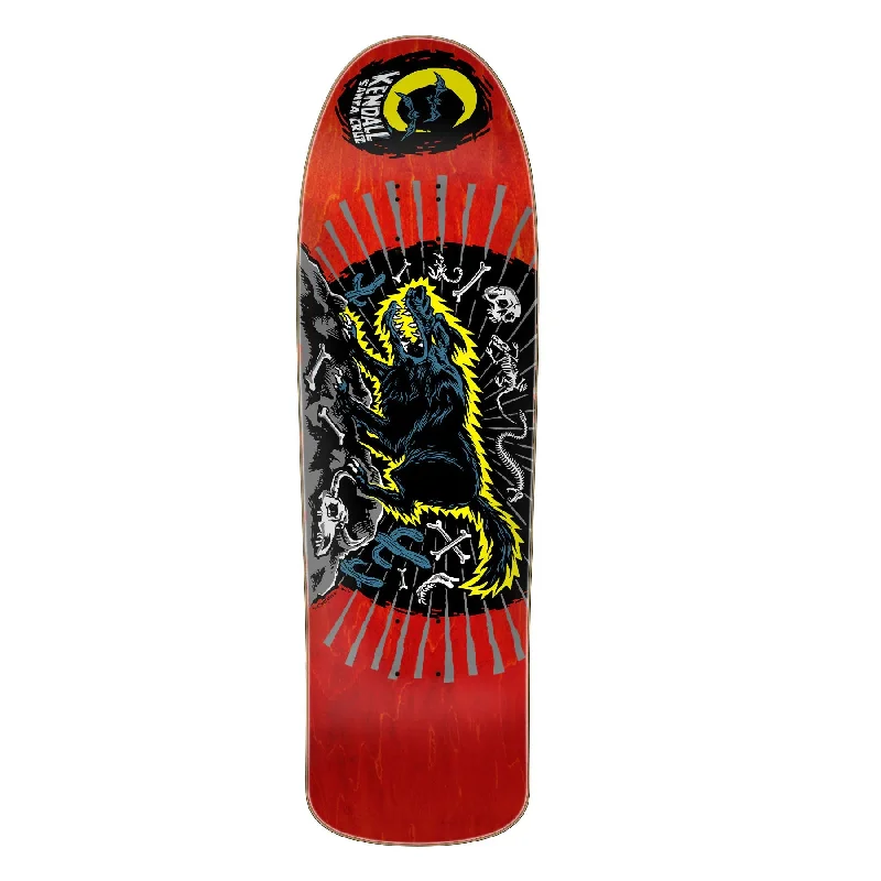 Santa Cruz Kendall Wolf Reissue Skateboard Deck - 9.28"