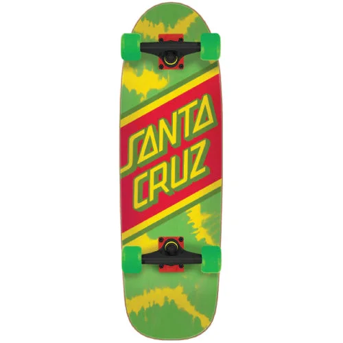 Santa Cruz Rasta Tie Dye Street Cruiser Complete 29.05"